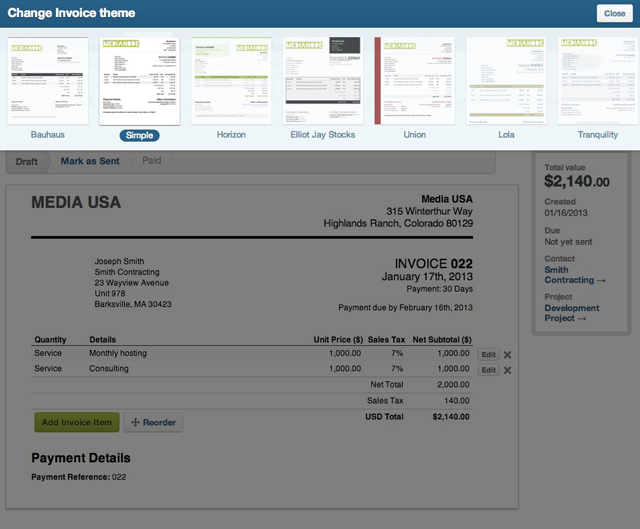 Invoice templates: Creating a custom invoice theme with CSS – English ...